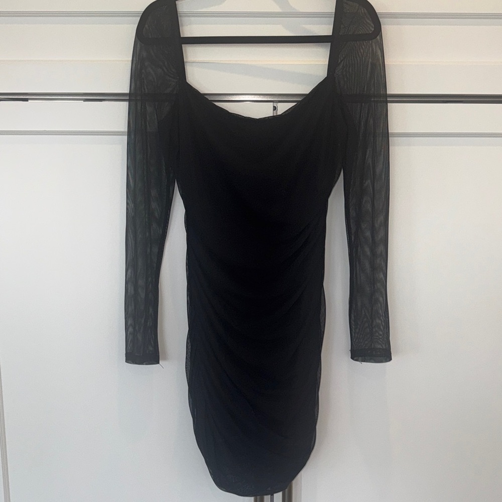 Princess Polly Charvi Sheer Ruched Dress - Picture 4 of 4